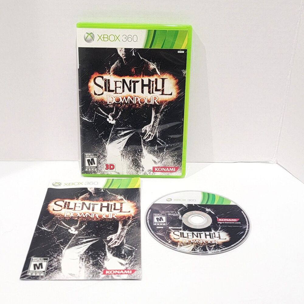 Silent Hill Downpour (Xbox 360, 2012) Complete CIB Manual Case Video Game